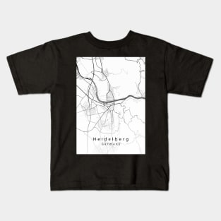 Heidelberg Germany City Map Kids T-Shirt